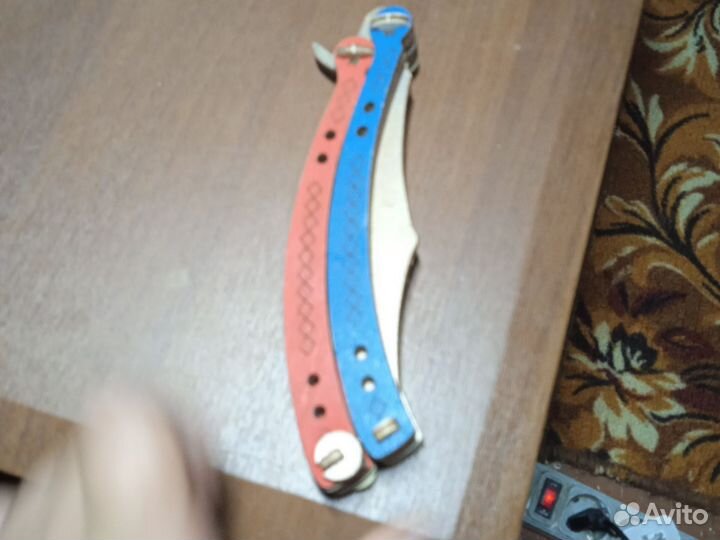 Деревянный раскладной ножик (игрушечный)