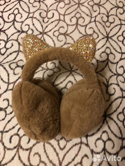 Меховые наушники детские