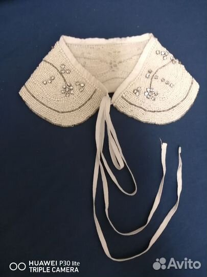 Съемный воротничок ручная работа