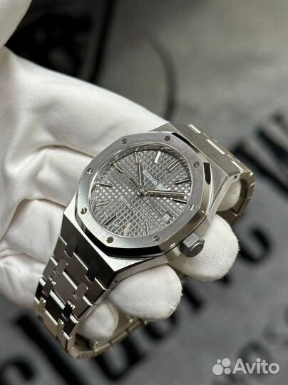 Часы audemars piguet royal oak 41mm серые