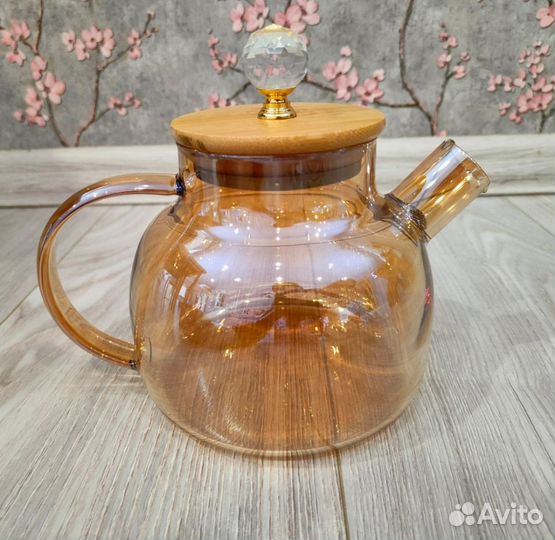Чайник заварочный из стекла