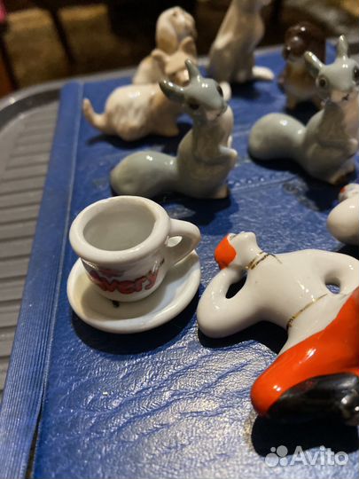 Фарфоровые статуэтки мини