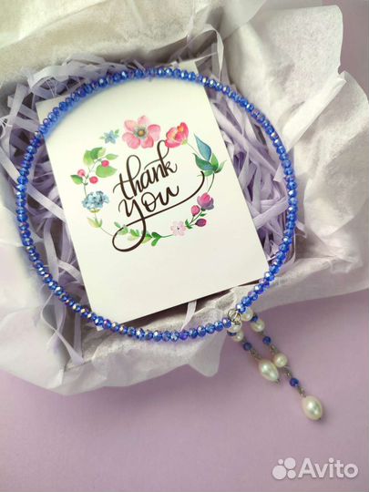 Чокер / колье / украшение на шею серьги