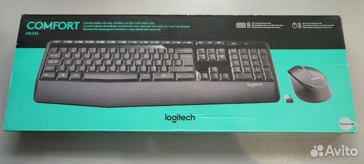 Клавиатура и мышь Logitech Comfort MK345