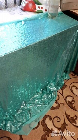 Блестящая ткань, паетки