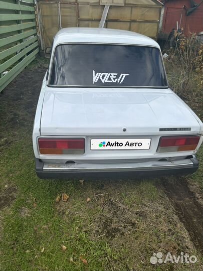 ВАЗ 2107 1.6 МТ, 2008, 35 000 км