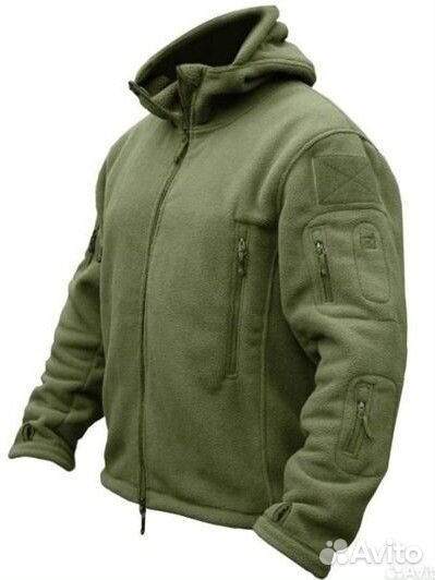 Тактическая куртка на флисе