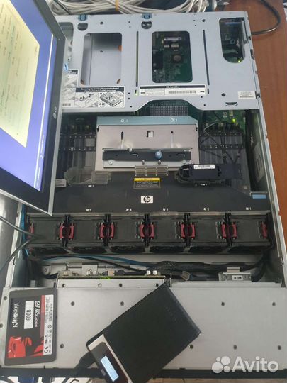 Сервер hp dl380 gen7 2x5670 2.9ghz 148gb ddr3 ecc