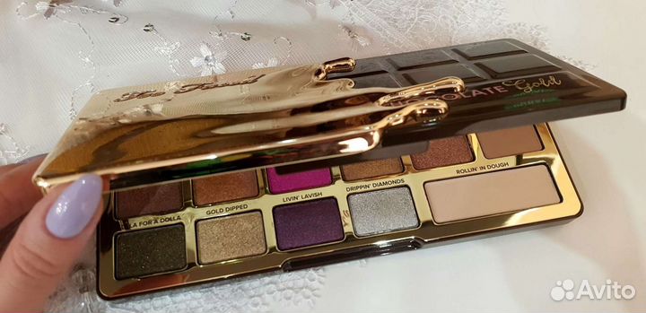 Палетка теней TOO faced chocolate gold