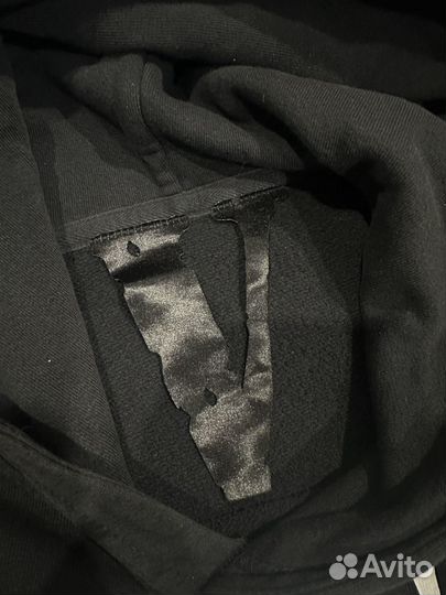 Vlone x palm angels Black/Purple hoodie