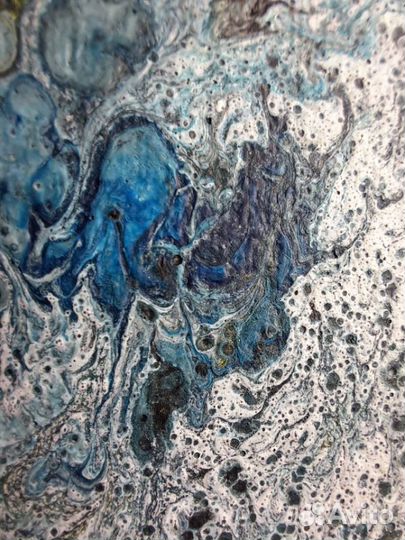 Картина интерьерная овальная (абстракция)