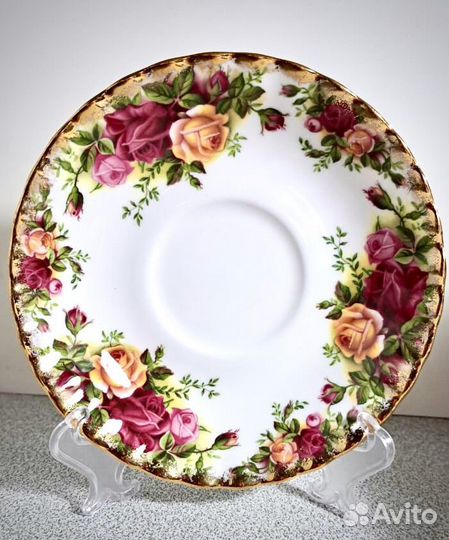 Чайная тройка Royal Albert Англия Розы Фарфор
