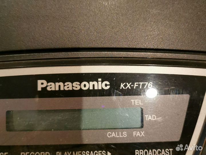 Факс Panasonic kx-ft76