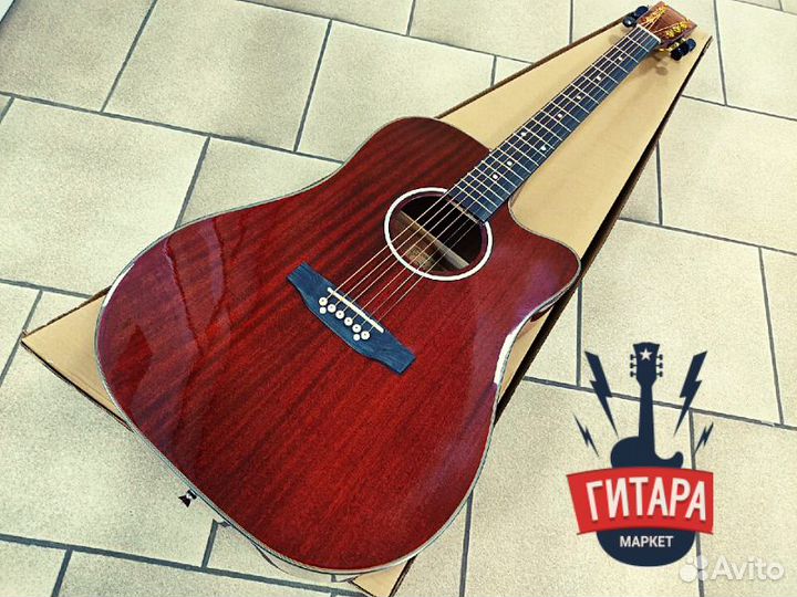 Гитара акустическая c большим корпусом