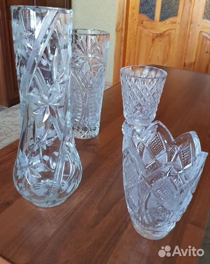 Хрустальная ваза