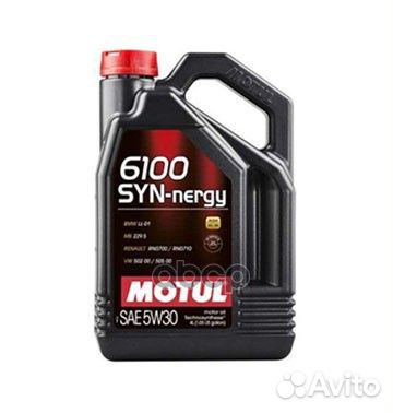 Моторное масло 112138/6100 SYN-nergy SAE 5W30