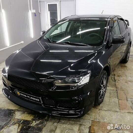 Передний бампер Inferno X на Mitsubishi Lancer 10