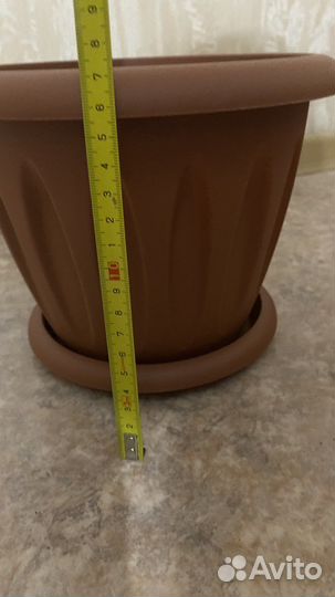 Горшки для цветов пластиковые