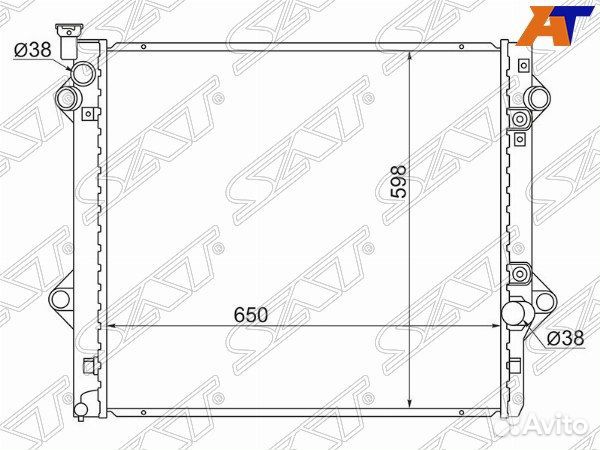 Радиатор toyota 4runner