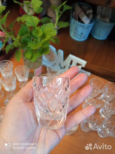 Хрустальные фужеры бокалы СССР