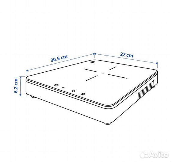 Икея индукционная плита тилльреда