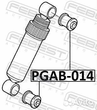 Сайлентблок заднего амортизатора pgab-014 Febest