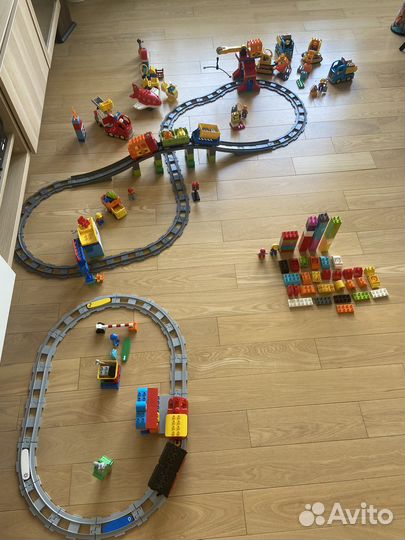 Lego duplo железная дорога, 7 наборов