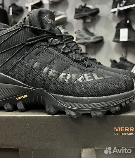 Зимние кроссовки Merrell термо высокие зима