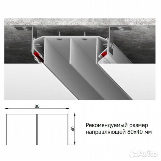 Профиль для натяжного потолка