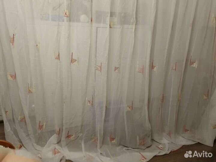Комплект шторы и тюль