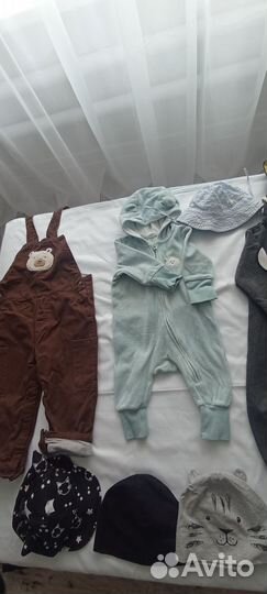 Одежда пакетом мальчик с 0 до 24 мес