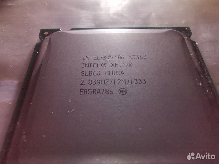 Процессоры Core 2 Duo E8200 и xeon x3363