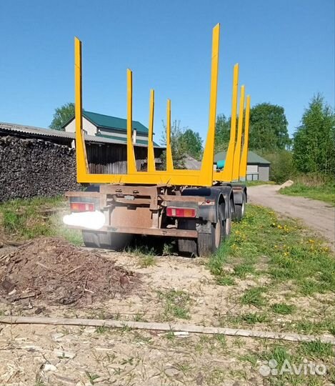 Прицеп лесовоз (сортиментовоз) МАЗ 83781, 1999