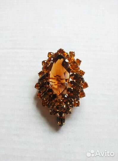 Брошь старая Чехия