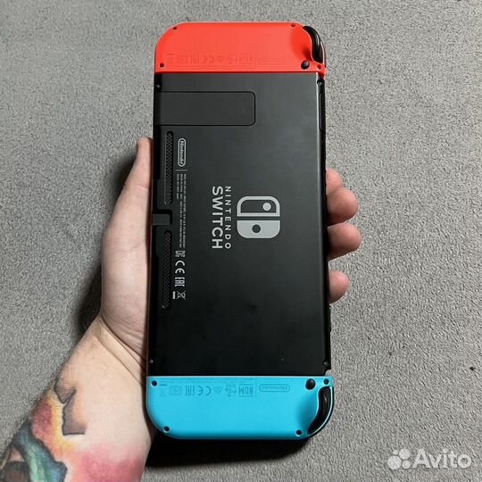 Nintendo Switch rev 2 Чип + 128Gb + Игры