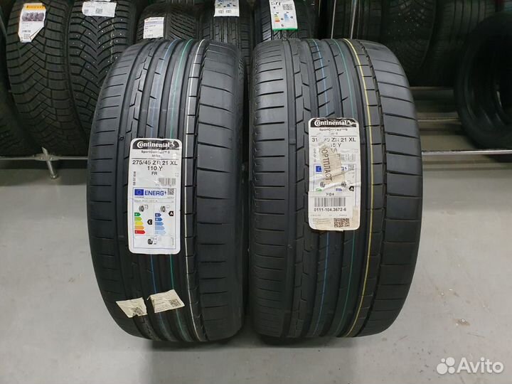 Continental ContiSportContact 6 SUV 275/45 R21 и 315/40 R21