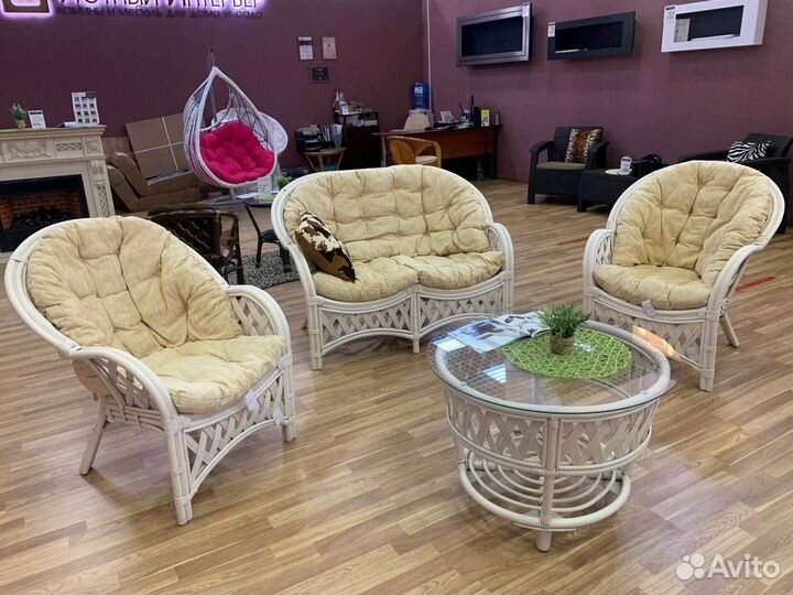 Мебель из натурального ротанга. Рассрочка. Сургут