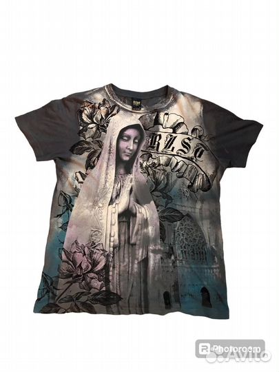 Футболка rezist sk8 ecko affliction animal y2k