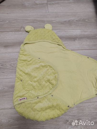 Пледик конвертик для малыша