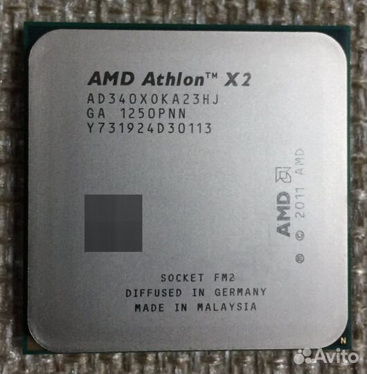 Процессор FM2 Athlon X2 340