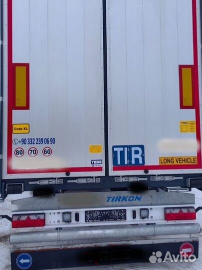 Полуприцеп шторный TIRKON TREYLER 3A, 2024