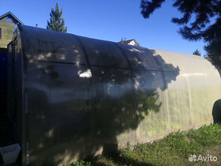 Теплица поликарбонат бу