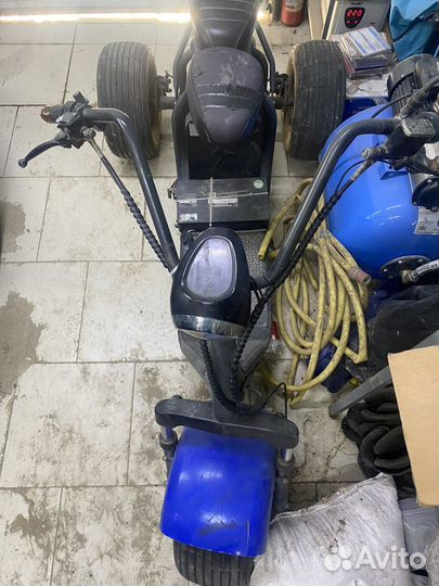 Электро скутер трехколесный