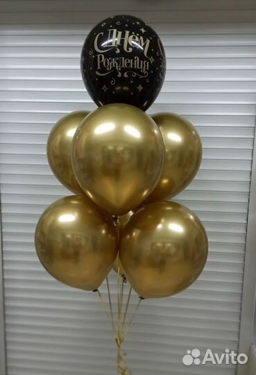 Воздушный и гелевые шары