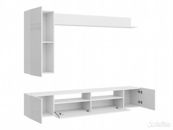 Подвесная Стенка в гостиную Соло 16 Глянец