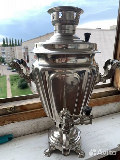 Самовар на дровах угольный