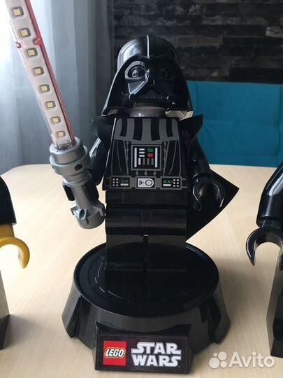 Lego city, lego star wars оригинал часы, лампа