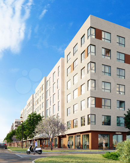 2-к. квартира, 60,3 м², 6/7 эт.