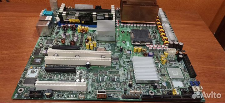 Плата intel server board s5000vsa +CPU+ бп