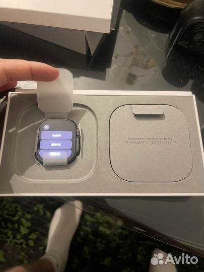 Apple watch ultra 2 49mm black ti black s/m